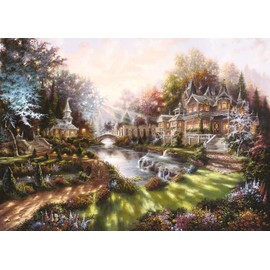 Ravensburger Morning Glory 1000 Piece Jigsaw Puzzle - 15944 - Every Piece is Unique, Softclick Technology Means Pieces Fit Together Perfectly