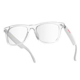 SENBONO E13- C  Smart Sunglasses Hands-Free Call Music Headphone Anti-Blue Eyeglasses Wireless BT Voice Smart Glassescolor: White blue light, model number: E-13
