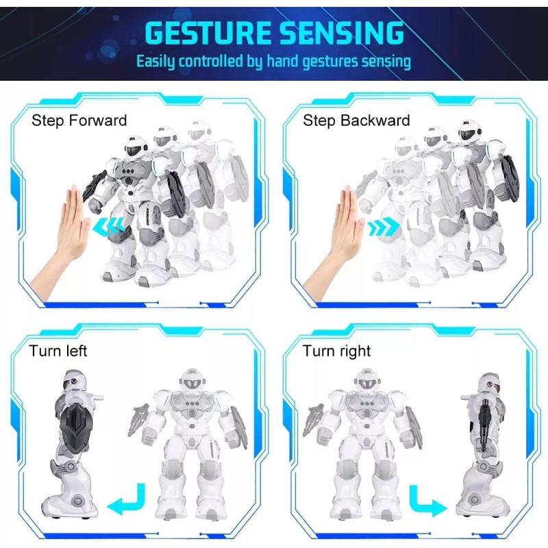 RC Robot for Kids Intelligent Programmable Robot with 2.4GHz Sensing