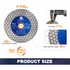 BRSCHNITT Diamond Cutting Disc 125 mm Double-Sided for Cutting and