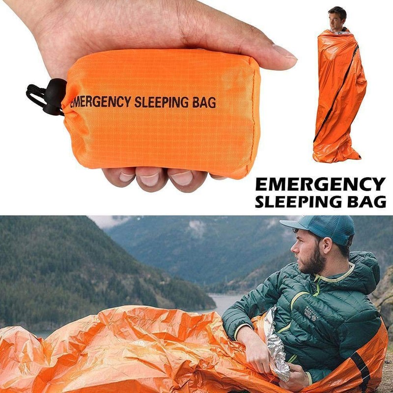 Riloer Emergency Sleeping Bag, Multipurpose Life Saving Emergency Bag, Outdoor