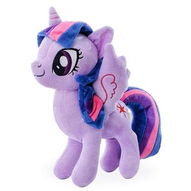 Zaloife Horse Plush Toy, Soft Toy Pony Rainbow 20 cm, Cuddly Toy Horse Plush, Purple Horse Funny Plush Doll Gift for Children