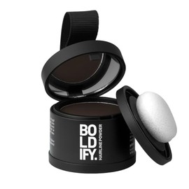 BOLDIFY Polvo para la Línea del Cabello – Retoque de Raíces Color de Cabello para Cobertura de Canas – Polvo Capilar que Oculta la Calvicie para Mujer