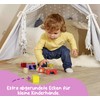 Eichhorn Sound Building Blocks, 12 Colourful Wooden Building Blocks That