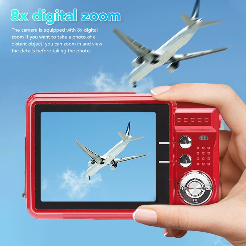 Digital Camera, 48MP 4K Anti-Shake Digital Camera, Support 128GB Memory
