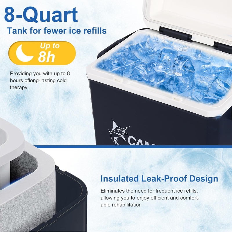 Veanvoky Cold Therapy Machine - Large Ice Cryo Cuff -