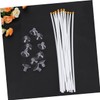 IWOWHERO Pack of 10 Flag Banner, Table Flagpole, Flag Holder