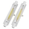 2Pcs R7S COB Bulb 5W 78mm Highlight Double Ended Flood