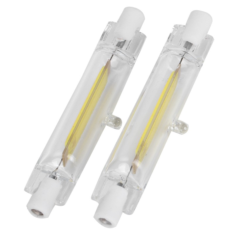 2Pcs R7S COB Bulb 5W 78mm Highlight Double Ended Flood