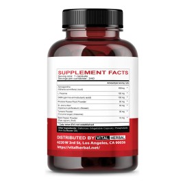 Cápsulas Orgánicas Ashwagandha 7050mg 90 Unidades