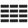 sourcing map 12pcs Plastic Hex Shank Screwdriver Bit Holder Organizer