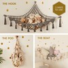 TIDYTEDS Macrame DreamLights Boho Stuffed Animal Storage Net or hammock