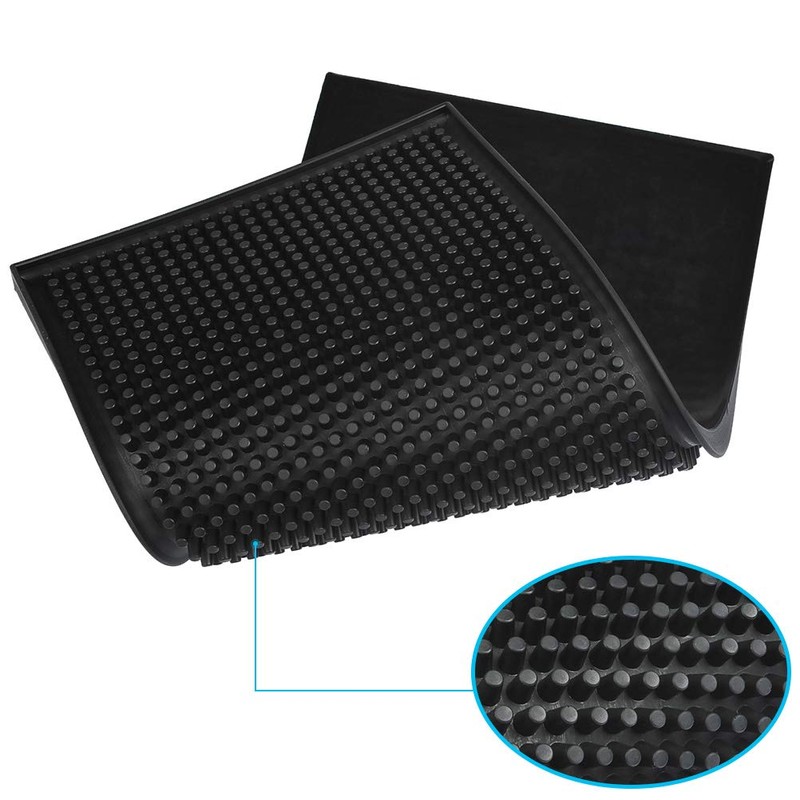 FOCCTS Rectangular Rubber Bar Mat, 30 x 15 x 1