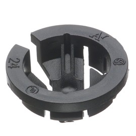 Arlington NM95-25 Black Button Push-In NM Cable Connector, 3/4 Trade Size, Fits 3/4-Inch Knock Outs, Black, 25-Pack