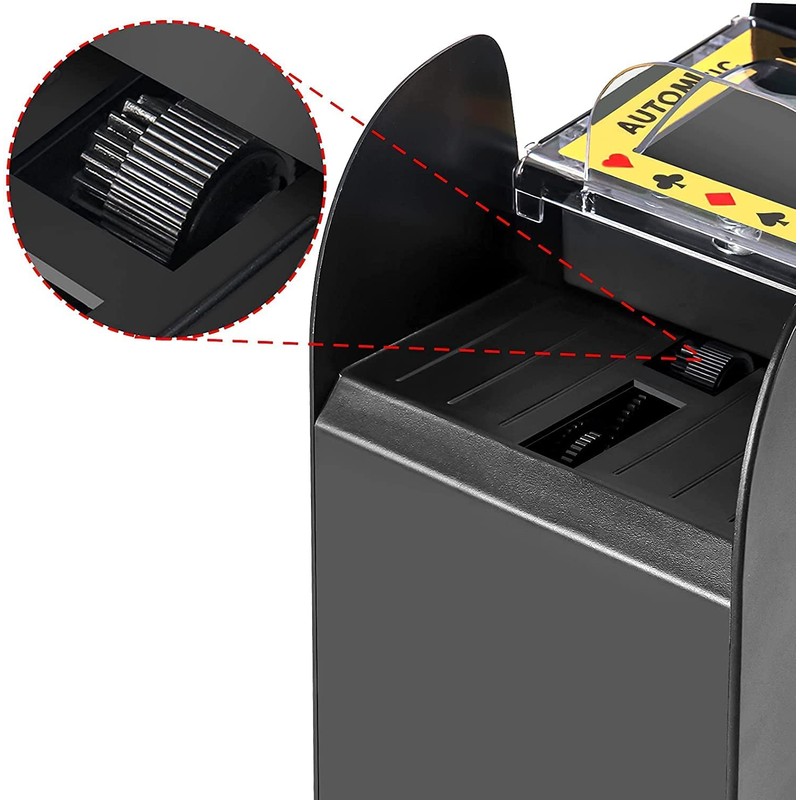 Nileole 6 Decks Automatic Card Shuffler, Battery-Operated for UNO,Phase10, Texas