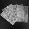 6PCs DIY Colored HandMade Heat Shrink Sheet DIY Crafts Tool