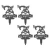 4pcs Gnome Plant Markers Rustproof Metal Plant Labels Fruits Vegetable