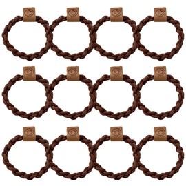 12PCS Elastic Hair Tie for Women Girls, Elastics Hair Cotton Bands, Soft Ponytail Holders Hairs Ties Hair Accessories for Thick Hair and Curly Hair, No Damage No Crease