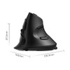 DELUX Wired Ergonomic Mouse, Quiet Vertical Mouse, Removable Wrist Rest,