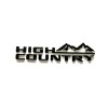 Gloss Black 19-24 Tahoe Silverado High Country Tailgate Letter Logo