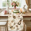 Artscope Happy Easter Table Runner Spring Easter Holiday with Hearts