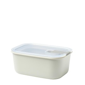Mepal EasyClip 23oz/700ml - Leakproof & Airtight Food Storage Container | BPA-Free | One-Click Open & Close System | Nordic-White | Made in Holland