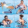 2 Pack - DxZephious Aquatic 4-in-1 Hammock Pool Float &