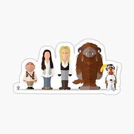 Labyrinth Sticker - Sticker Graphic - Auto, Wall, Laptop, Cell, Truck Sticker for Windows, Cars, Trucks