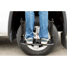 HitchMate Foldable Tire Step for SUV TRUCK RV w/FREE Storage Bag TireStep 4040 Wheel Step