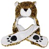 Bioterti Plush Novelty Animal Hat 3 in 1 Beanie With
