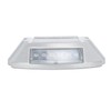 Solar Deck Lights Silver Aluminium Alloy High Brightness LED Solar