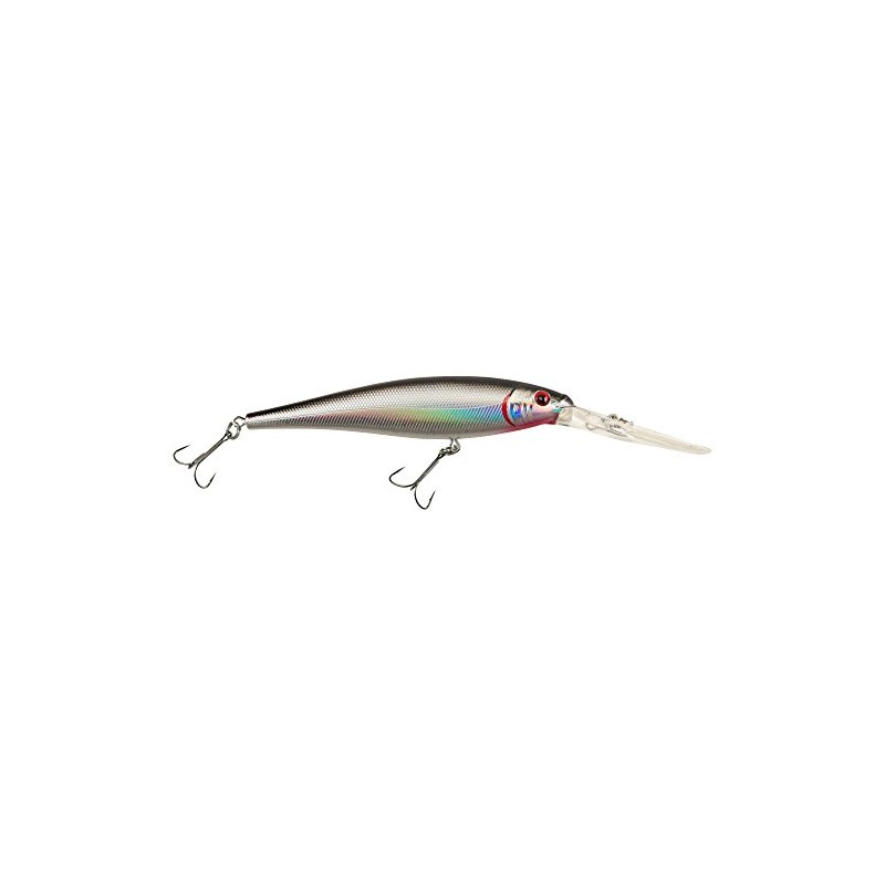 Berkley Flicker Minnow Fishing Lure, Black Silver, 1/4 oz, 3in
