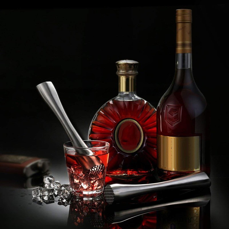 Remize® Cocktail Pestle Stainless Steel Ice Crusher Lemon Masher