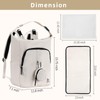 vosmles Diaper Bag Backpack with Changing Pad, Wet Dry Bag,