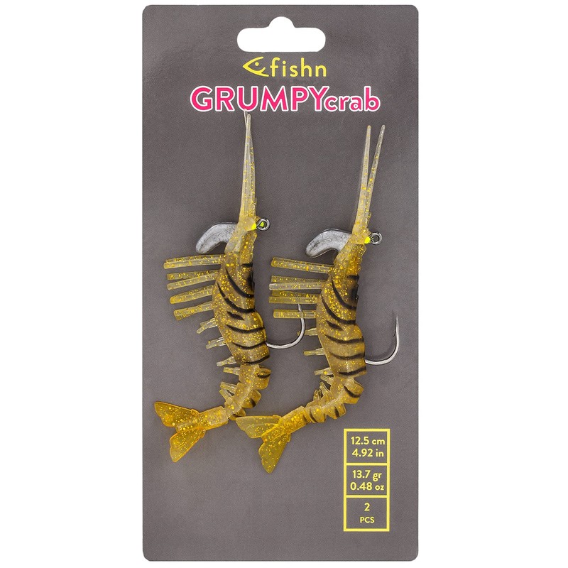 FISHN® GRUMPYcrab 12.5 cm, 13.7 g, Pack of 2 –