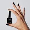 CANNI - Esmalte de uñas en gel negro, 1 pieza,