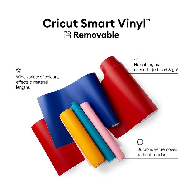 Cricut 2008648 Smart Vinyl Removable, 1 Sheet, 33 cm x