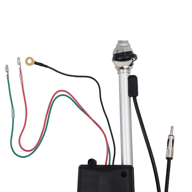WJSKDQ Universal 12V Car Automatic Antenna Kit Amplifier Retractable Car