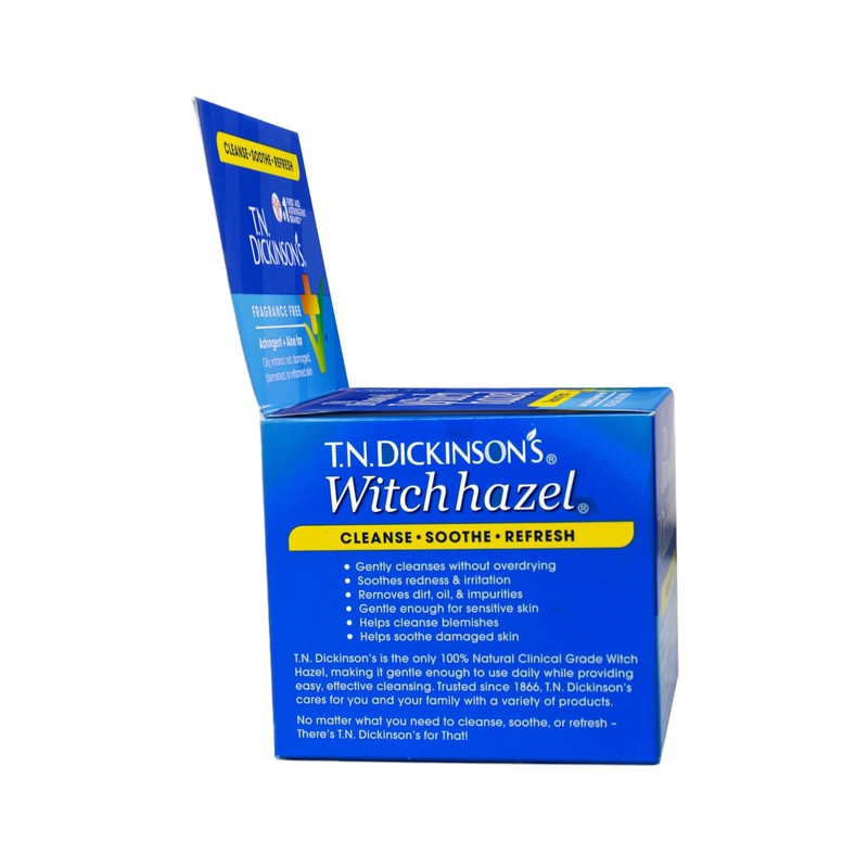 T.N. Dickinson's Witch Hazel Cleansing Pads, 60 Count