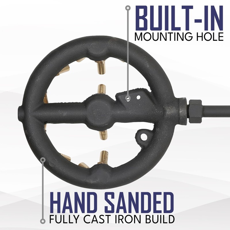 Concord Cast Iron Jet Burner Single Propane Outdoor Burner Head