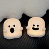 Cute Ghost Night Light Stepless Dimming USB Rechargeable Mini Kids