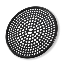 304 Stainless Steel Hair Catcher Shower Drain Cover with Silicone, Shower Stall Drain Strainer, Bathtub Hair Stopper, Bathroom Hair Trap Floor Drain Protector, Matte Black 4.33 Inches Round Flat