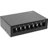 InLine® Patch Panel Box Surface-Mounted for 8X Keystone RJ45 Metal