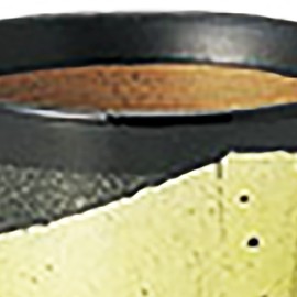 Kutani Ware S38435270 Ceramics "Goshiki" Glazed Silver Foam Free Cup (Yellow)