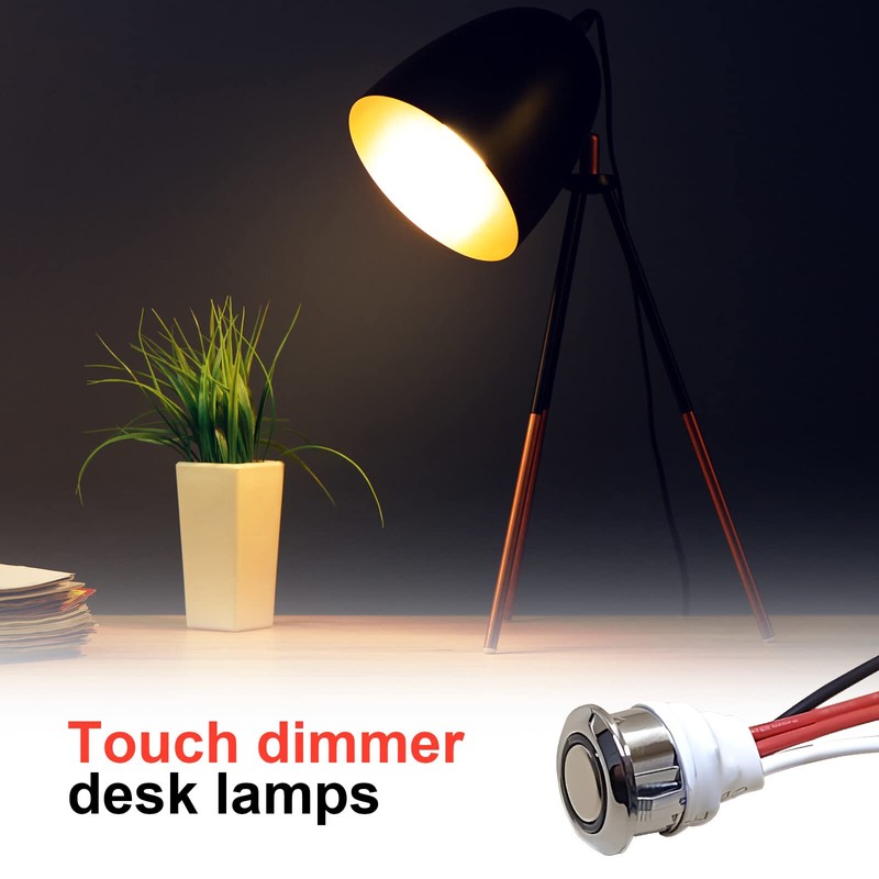 Pack of 2 5-24 V DC LED Touch Dimmer Switch,