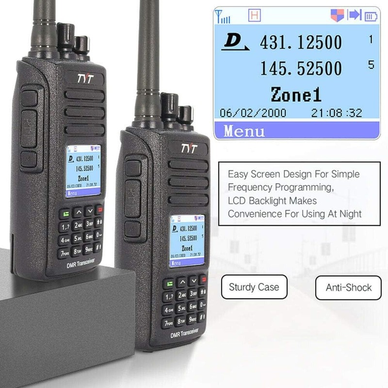 TYT MD-UV390 5W with GPS UHF VHF IP67 Waterproof Walkie