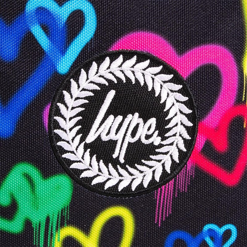 hype Rainbow Heart Tie Dye Lunch Box
