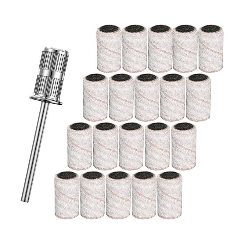 100 Pcs Sanding Bands for Nail Drill, 240 Grit Nail
