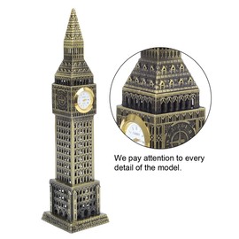 ZOVIE Big Ben Statue London Landmarks Glorious Home Decoration Make of Pure Copper (Real Clock Big Ben Bronze)