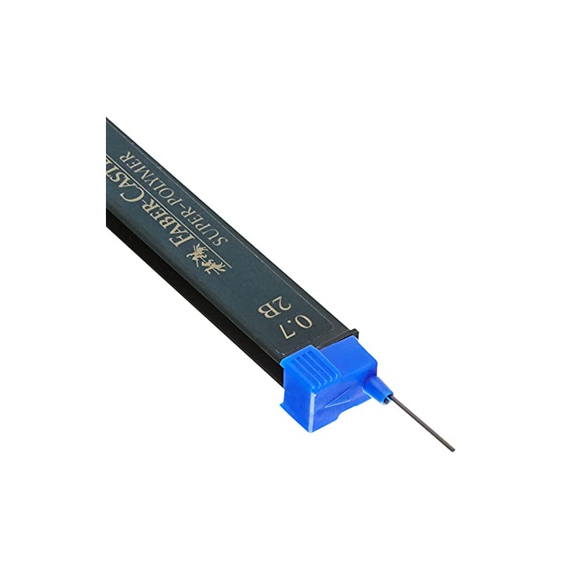 Faber-Castell 0.7mm 2B Super-Polymer Fineline Lead (12 leads per container)
